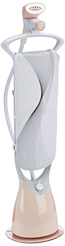 Philips ComfortTouch GC552/40 Plancha Vertical con Cepillo de Vapor, Cabezal oscilante, Percha Integrada, 1800 W, 1.8 litros, Color Rosa y Blanco