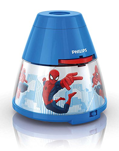 Philips Lighting Proyector y luz Nocturna 2 en 1 71769/40/16 Iluminación infantil, 0.1 W, Azul, rojo y blanco