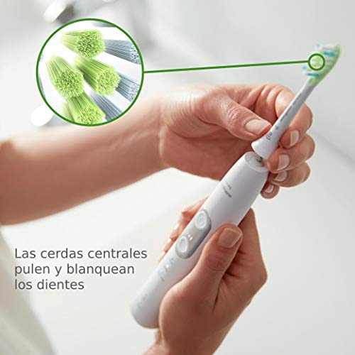 Philips Sonicare HX9073/33 - Pack de tres cabezales con tecnología RFID para Diamond Clean Smart, color negro