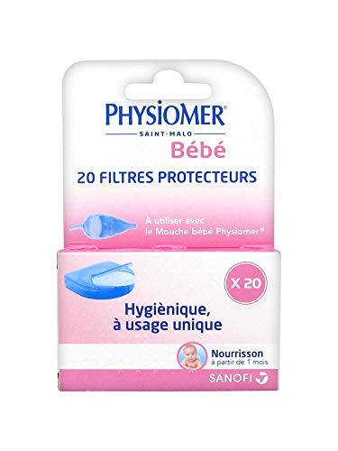 Physiomer Filtros protectores nasales de bébé (40 piezas) para unisex-bebé