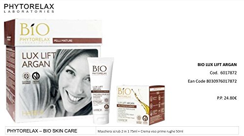 PHYTORELAX Argan Regalo De Elevación Exfoliantes Y Crema Antiarrugas