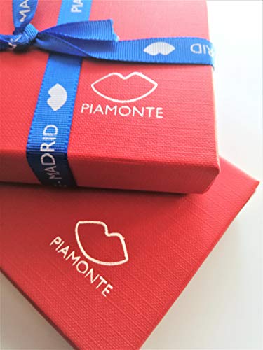 Piamonte - Cartera de Piel desplegable Icon 950; con Billetera y Tarjetero, Minimalista y Slim [Handmade] - Pitón Marrón