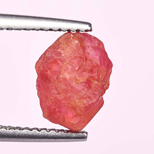 Piedra de espinela en Bruto 100% Natural en Bruto, Rocas y minerales 3.00 CT Espinela Rosada sin Tratar Gema Suelta