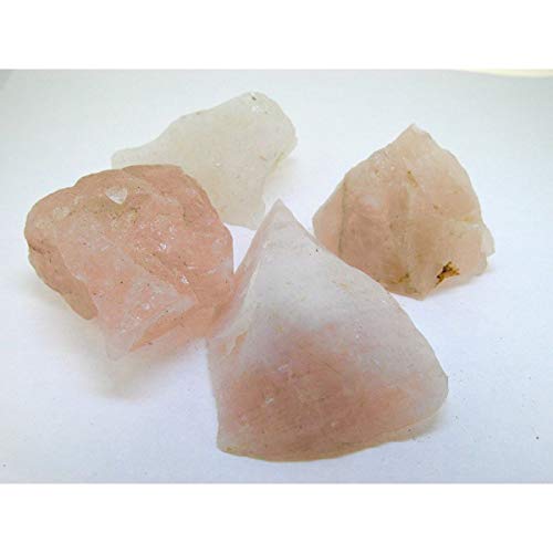 Piedras de Cuarzo Rosa Bruto Calidad A (Pack de 1 kg) Minerales y Cristales, Belleza energética, Meditacion, Amuletos Espirituales