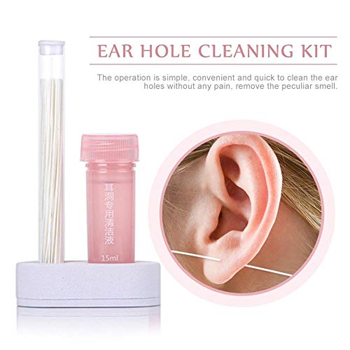 Piercing Desechable Para El Orificio De La Oreja Cuidado Posterior Esterilización Pendientes Para Perforar Limpiador De Orificios Línea De Limpieza De Rosas Eliminación De Olores Kit Para El Cuidado