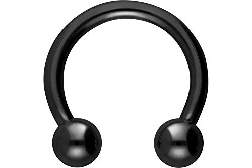 PIERCINGLINE Mujer Hombre Unisex    Grosor de la barra de 2 mm, diámetro interior de 12 mm.