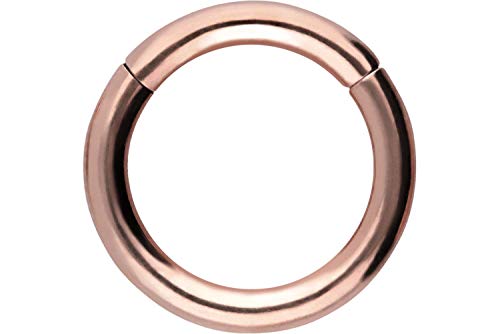 PIERCINGLINE Mujer Hombre Unisex    Grosor de varilla 1,6 mm | Diámetro interior 8 mm     Sin piedra.