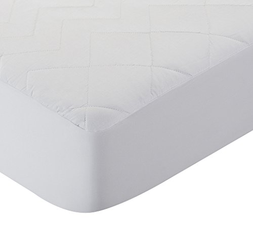 Pikolin Home - Protector de colchón/Cubre colchón acolchado de fibra antiácaros, transpirable, 80x190/200cm-Cama 80 (Todas las medidas)