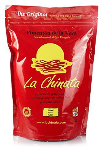 Pimentón de La Vera Ahumado La Chinata Dulce bolsa 1 kg.