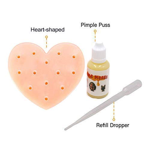 Pimple Popper Toy, Stress Relief Toys, Pimple Popping Game para adultos, Niños, Adolescentes, Squeeze Pimple Popping Stress Relief, Juguete Relleno Pimple Pus