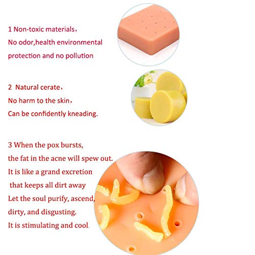 Pimple Popper Toy, Stress Relief Toys, Pimple Popping Game para adultos, Niños, Adolescentes, Squeeze Pimple Popping Stress Relief, Juguete Relleno Pimple Pus