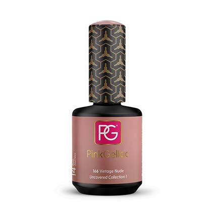 Pink Gellac - Esmaltes de uñas de gel, crudo vintage, 15 ml