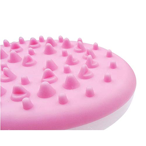 Pinkiou masajeador corporal cepillo anti celulitis adelgazante relajante masajeador masajeador para el baño spa uso del hogar (rosa)