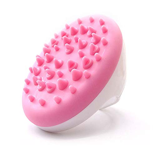 Pinkiou masajeador corporal cepillo anti celulitis adelgazante relajante masajeador masajeador para el baño spa uso del hogar (rosa)