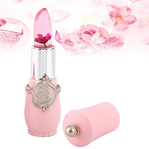 Pintalabio de Moda de larga duración Hidratar el cambio de temperatura Color de la flor Lipstick Lip Gloss Balm