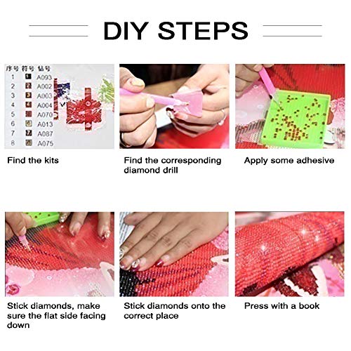 Pintura de diamante para bordar cuadros arte manualidades para decoración de pared del hogar castillo en el agua 15.7 x 11.81 pulgadas por Boyissy