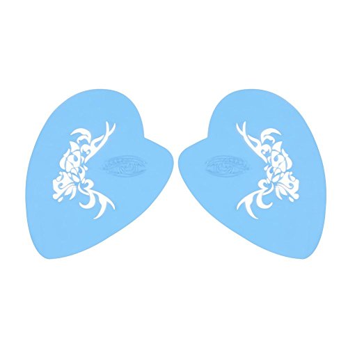 pintura facial niños, 7 Estilos/set Reutilizable DIY Pintura de la cara Plantilla de la pintura corporal Flor Mariposa Herramienta de maquillaje