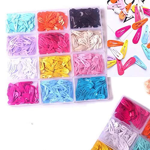 Pinza de Pelo para Niñas,50 Pack Colores Pelo Horquillas de Metal Orquillas Pelo Mini Clip para Pequeños Niños Bebés Mujeres 3CM