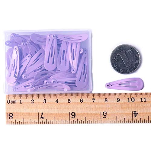 Pinza de Pelo para Niñas,50 Pack Colores Pelo Horquillas de Metal Orquillas Pelo Mini Clip para Pequeños Niños Bebés Mujeres 3CM