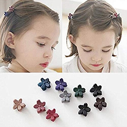 Pinza de Pelo,Pequeñas Pinzas para el Cabello en Forma de Estrella y Flor,Mini Clips de Pelo Niña,Pinza para el cabello en Colores Surtidos,Accesorios para el Cabello para Mujeres y Niñas (60 Piezas)