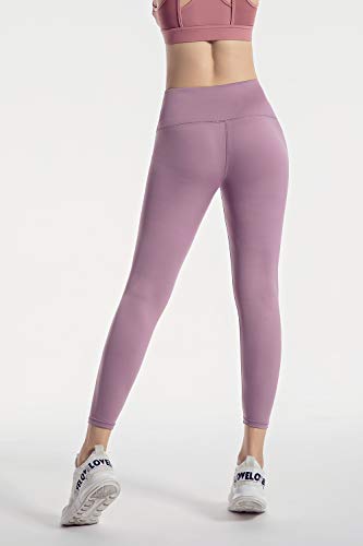 PIZOFF Naked Sensation 7/8 - Mallas deportivas para mujer morado S