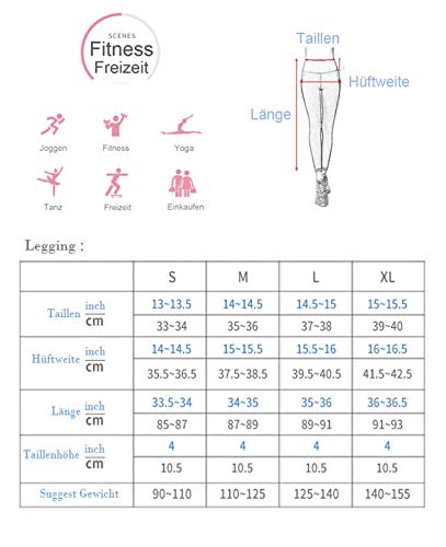 PIZOFF Naked Sensation 7/8 - Mallas deportivas para mujer morado S