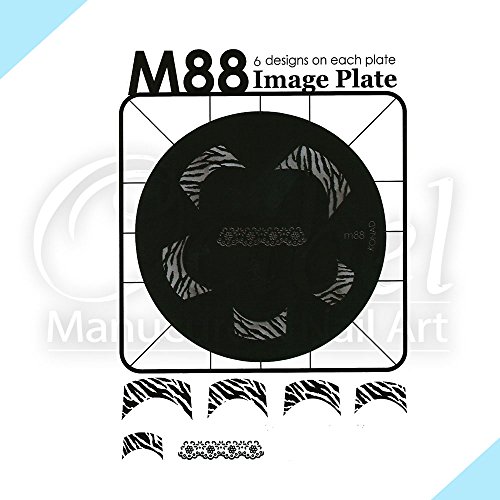 Placa de Diseños Konad Original. m88, Plantilla Konad España.