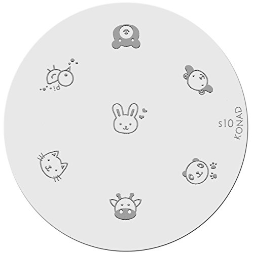 Placa de Diseños Konad Original. s10, Plantilla Konad España.