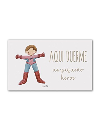 Placa Puerta Spiderman