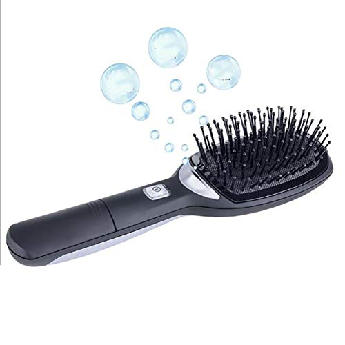 Plancha de Pelo Cepillo Portátil Sin Cable Eléctrico Calentado Enderezar Peine Profesional Herramienta de peluquería