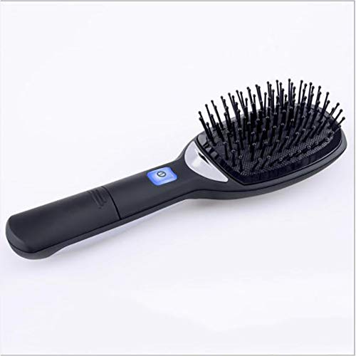 Plancha de Pelo Cepillo Portátil Sin Cable Eléctrico Calentado Enderezar Peine Profesional Herramienta de peluquería
