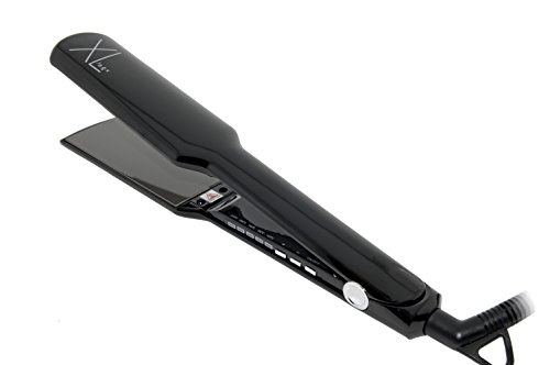 Plancha de Pelo Profesional Titanio XL Placas Extra Anchas Negra (Black) by AGV