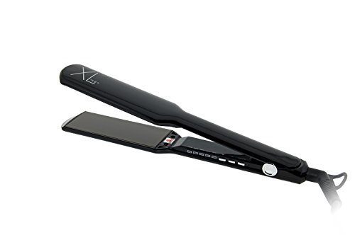Plancha de Pelo Profesional Titanio XL Placas Extra Anchas Negra (Black) by AGV