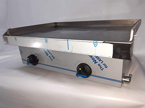 Plancha profesional a gas especial hosteleria bar, placa 8mm.