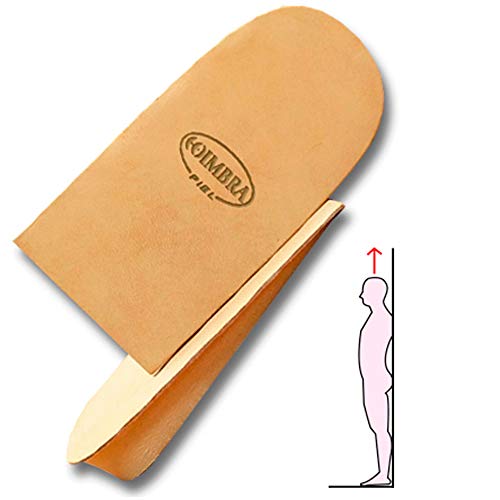 PLANTILLAS COIMBRA 2 pares de taloneras alzas de diferentes medidas para talón. Aumentar estatura. Dismetría. (3 cm L)