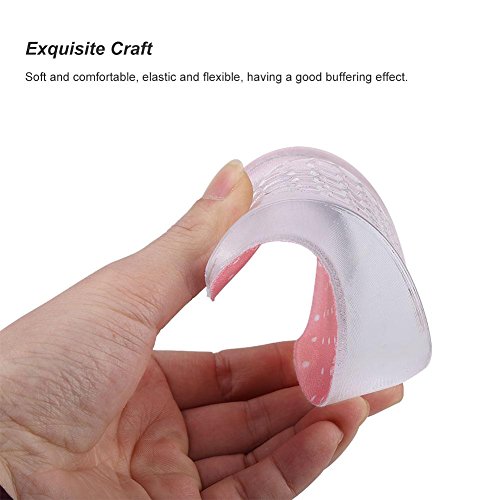 Plantillas de gel de aumento, almohadillas invisibles para el talón, para uso diario que protege tus pies (1 par)