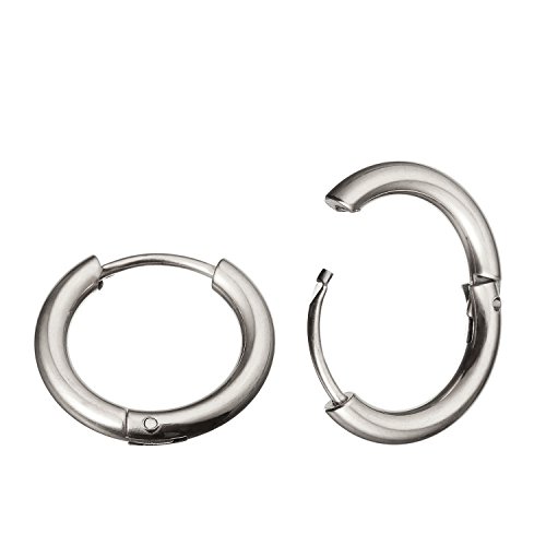 plata aretes de aro para mujer con bisagras de aro pendientes con bisagras pendientes de aro piercing lindo abrazo, oro