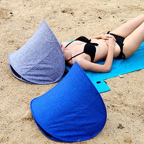 Playa Toldos para sombrillas con almohadas inflables Refugios contra el sol Sombrillas portátiles ajustables para el verano Pequeños protectores solares para el rostro para protección UV Carpa