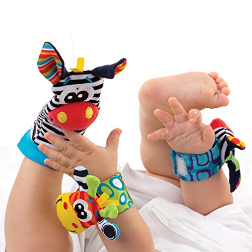 Playgro - Set con sonajero pies y manos y mordedor