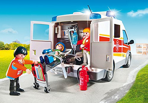 Playmobil - Ambulancia con luces y sonido (66850)