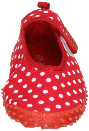 Playshoes Zapatillas de Playa con protección UV Puntos, Zapatos de Agua para Niñas, Rojo (Rot 8), 20/21 EU