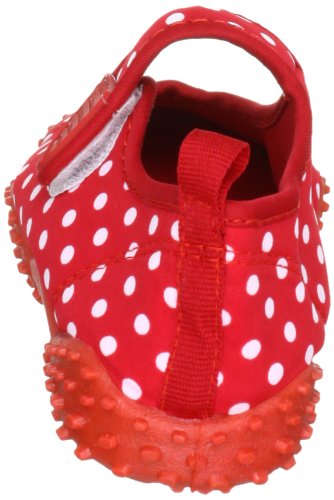 Playshoes Zapatillas de Playa con protección UV Puntos, Zapatos de Agua para Niñas, Rojo (Rot 8), 20/21 EU