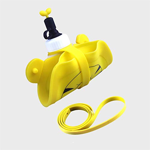 Plegable Botella De Agua Cristal Plegable Botella Agua Deporte Botella de Agua de Viaje Ligero de la Botella de Agua Botella de Agua Tiger,350ml