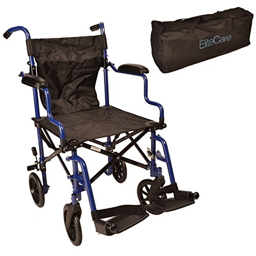 Plegable compacta silla de ruedas viaje más ligero en una bolsa ECTR05