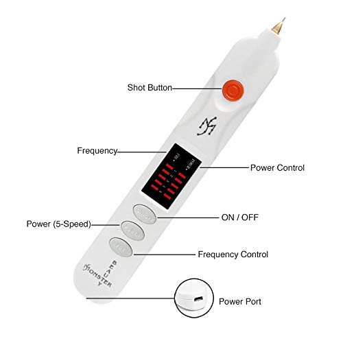 Pluma De Plasma Eléctrica Eliminación De Lunares Removedor De Manchas Oscuras Etiqueta De Verrugas De La Piel Herramienta De Eliminación De Tatuajes Cuidado De La Belleza-Con Caja De Regalo