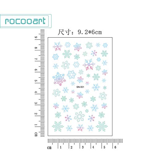 PMSMT SN Serie Luminosa Nuevo 2018 Pegatinas para decoración de uñas Consejos decoración envolturas para uñas Harajuku Feliz Navidad Navidad música Pegatinas de manicura