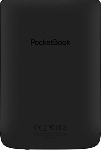 PocketBook Touch Lux 5 - Lector de Libros electrónicos (8 GB de Memoria, Pantalla de 15,24 cm (6 Pulgadas), SMARTlight, Wi-Fi), Color Negro