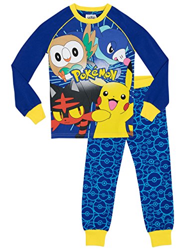 Pokèmon Pijama para Niños - 8-9 Años