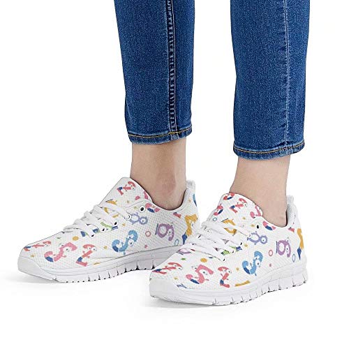 Polero - Zapatillas de deporte para mujer, transpirables, talla 35-48 EU, color, talla 38 EU