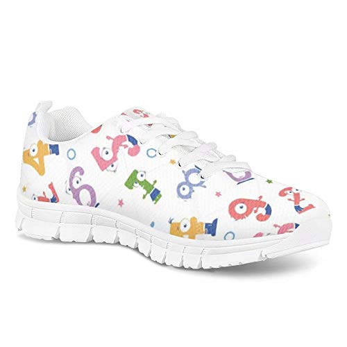 Polero - Zapatillas de deporte para mujer, transpirables, talla 35-48 EU, color, talla 38 EU